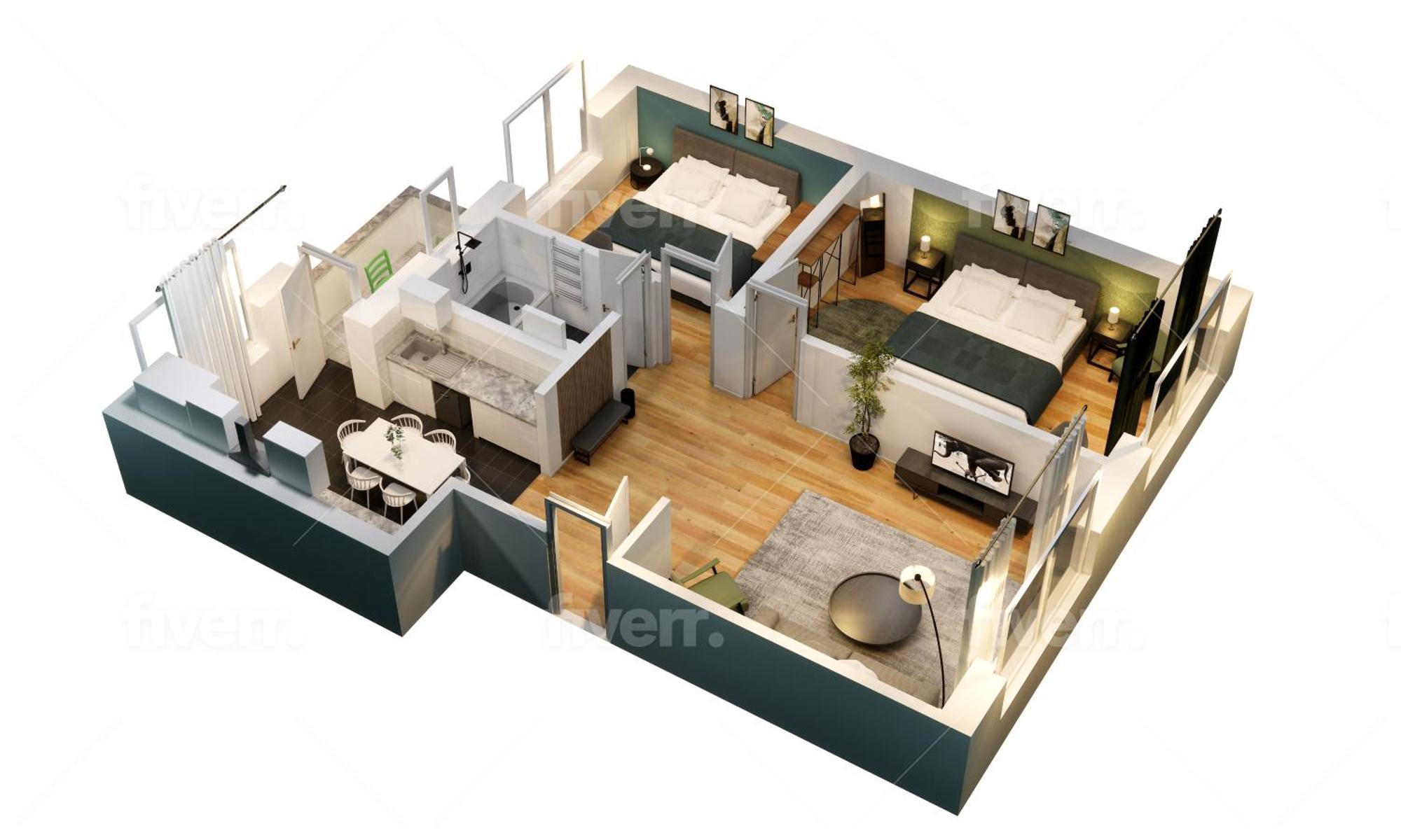 Olive Apartments - 2X Kingsize Betten - Sehr Zentral Леверкузен Екстер'єр фото
